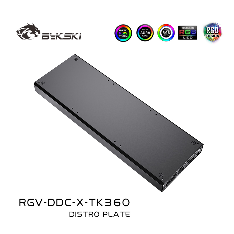 Bykski-Acrílico Distro Placa,  - Distro Plate Ddc Pump Combo avaliação e preço