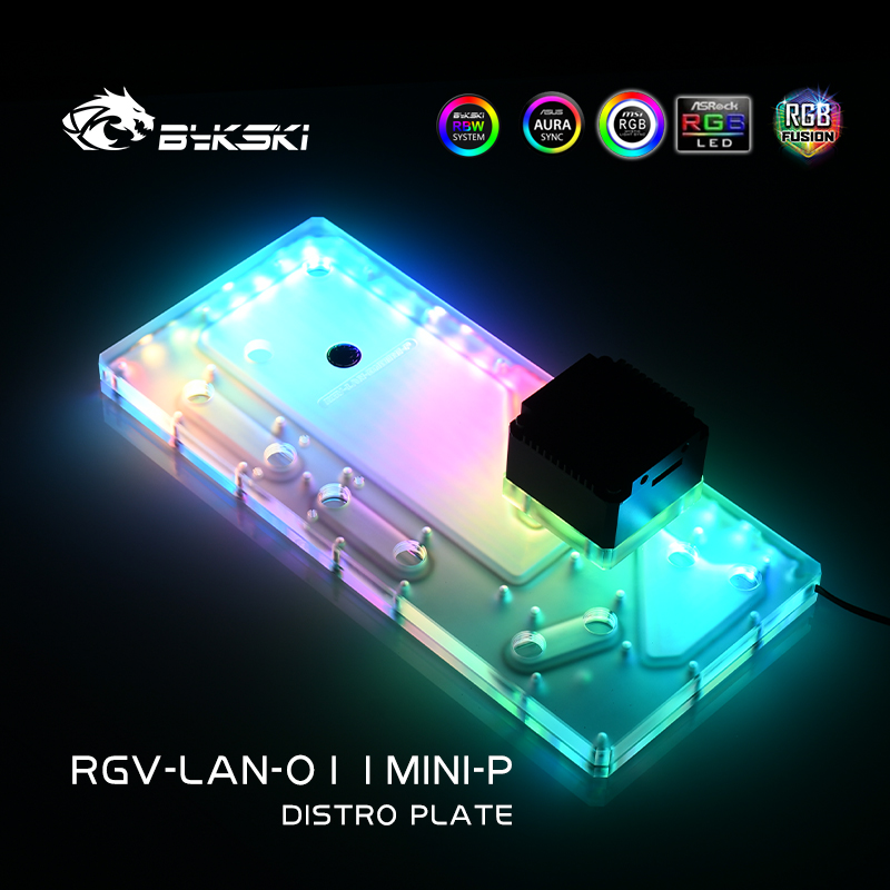 Bykski sistema de refrigeração - Distro Plate Ddc Pump Combo avaliação e preço