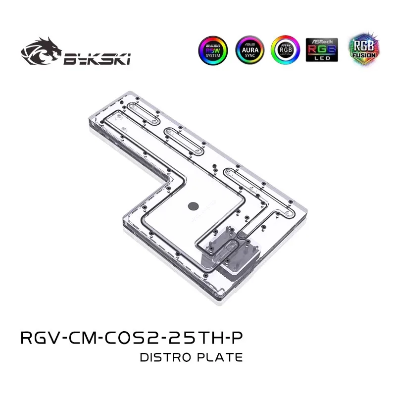 Tanque acrílico BYKSKI RGV-CM- - Distro Plate Ddc Pump Combo avaliação e preço
