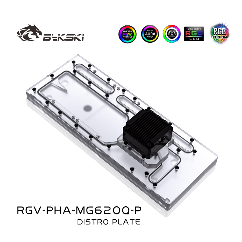 Tanque acrílico BYKSKI para us - Distro Plate Ddc Pump Combo avaliação e preço